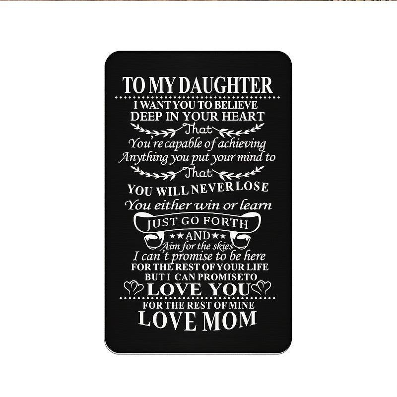 Alloy Card Postcard Love Family Gift Christmas Gift Children