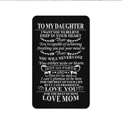 Alloy Card Postcard Love Family Gift Christmas Gift Children