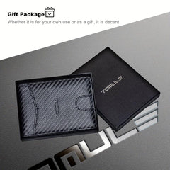 Men's Slim RFID Blocking Money Clip Wallet