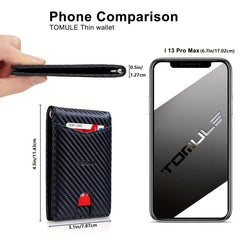 Men's Slim RFID Blocking Money Clip Wallet