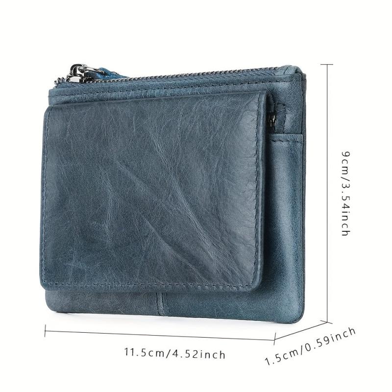 Men's Vintage Wallet Leather Coin Purse Multifunctional Card Bag