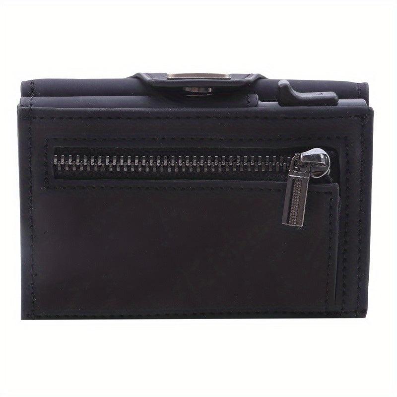 Men's PU Leather Short Wallet Card Holder