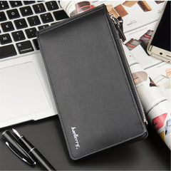 Men's Long Wallet Clutch Bag Organizer Coin Purse