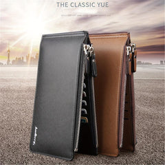 Men's Long Wallet Clutch Bag Organizer Coin Purse