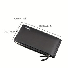 Men's Long Wallet Clutch Bag Organizer Coin Purse