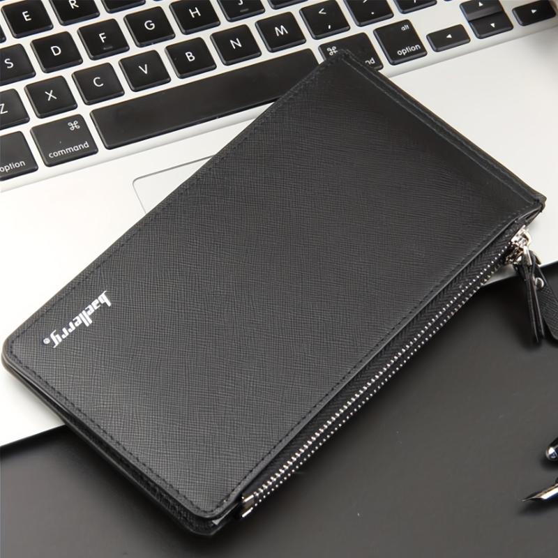 Men's Long Wallet Clutch Bag Organizer Coin Purse