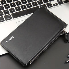 Men's Long Wallet Clutch Bag Organizer Coin Purse