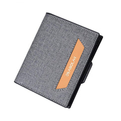 Men's Leather Short Wallet Money Clip Card Holder Purse