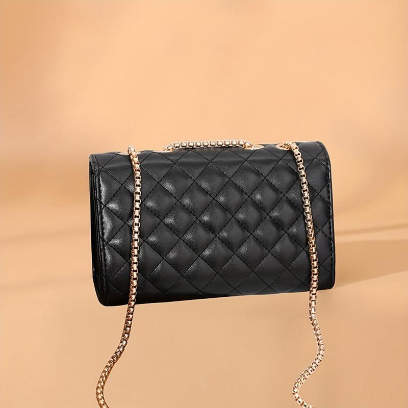 Fashionable Single Shoulder Bag Small Square Bag Chain Women's Bag
