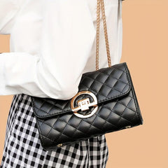 Fashionable Single Shoulder Bag Small Square Bag Chain Women's Bag