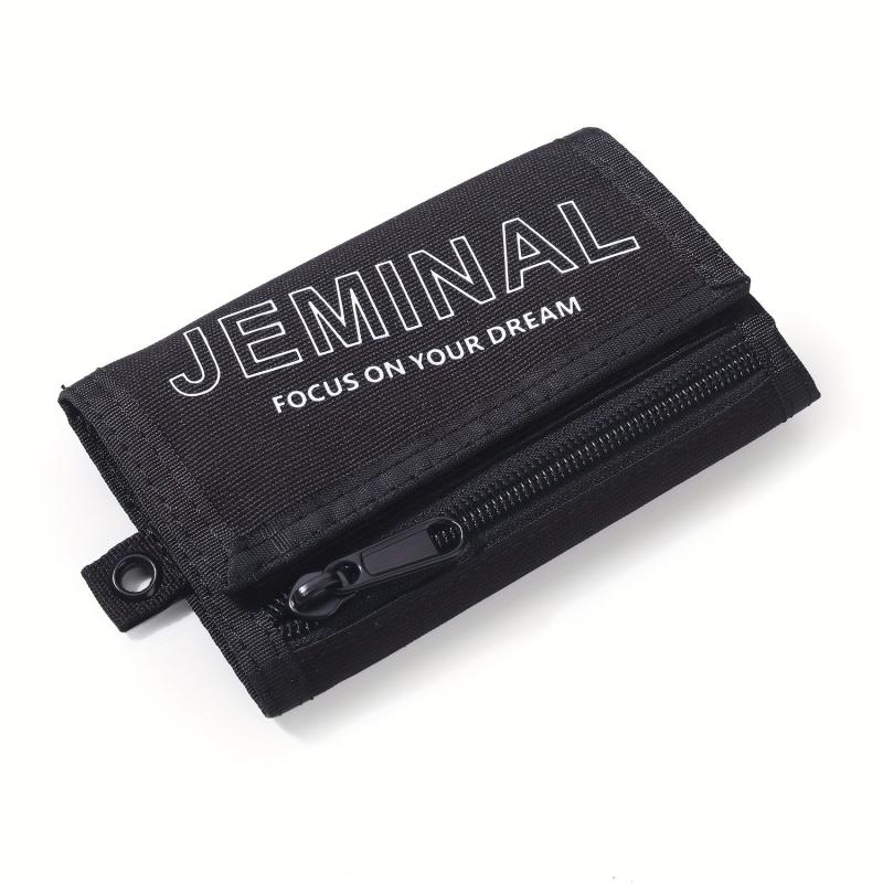 Student Canvas Wallet Chest Hanging Three fold Men's Sports Wallet