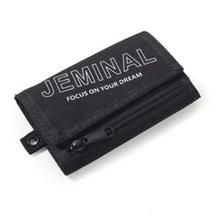 Student Canvas Wallet Chest Hanging Three fold Men's Sports Wallet