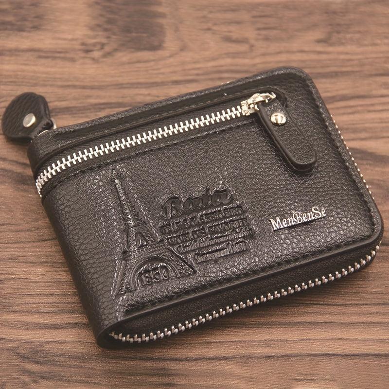 Men's Short Retro Wallet Driver's Bag Card Holder Coin Purse Gift