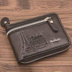Men's Short Retro Wallet Driver's Bag Card Holder Coin Purse Gift