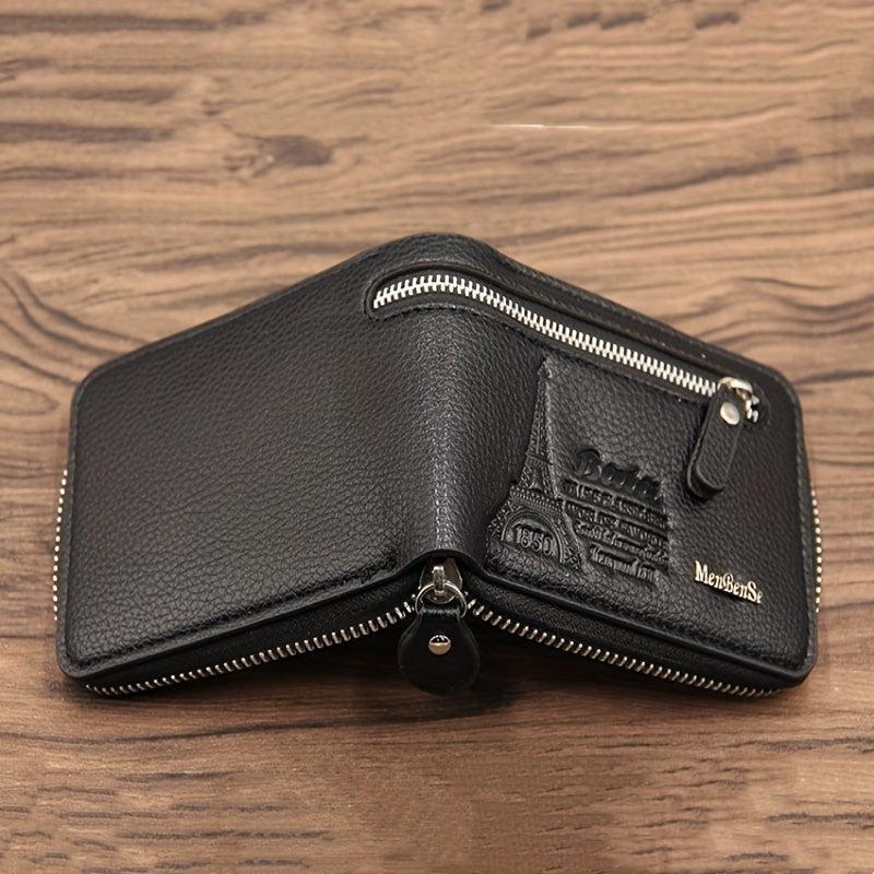 Men's Short Retro Wallet Driver's Bag Card Holder Coin Purse Gift