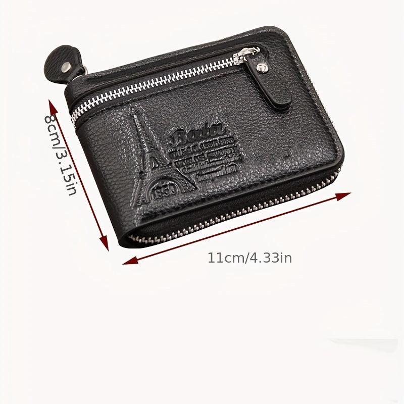 Men's Short Retro Wallet Driver's Bag Card Holder Coin Purse Gift