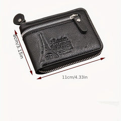 Men's Short Retro Wallet Driver's Bag Card Holder Coin Purse Gift