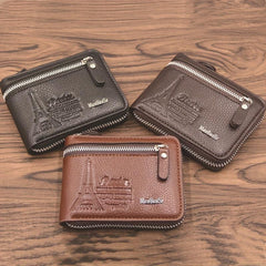 Men's Short Retro Wallet Driver's Bag Card Holder Coin Purse Gift