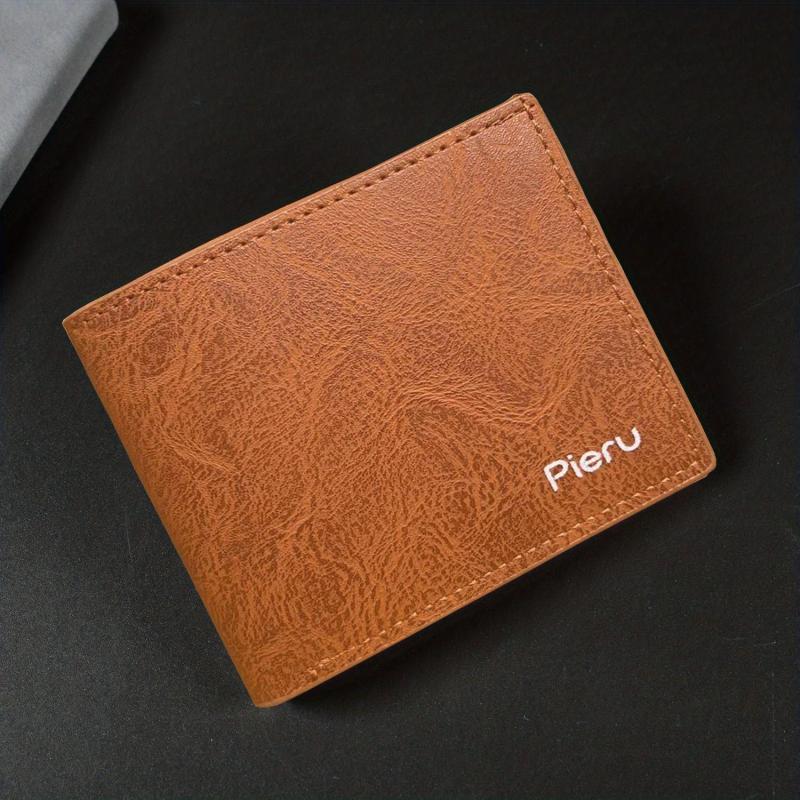 Men's Wallet Large Capacity Youth Money Clip Short Ticket Holder