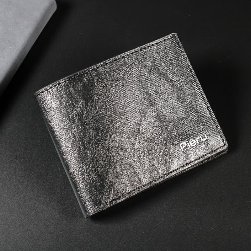 Men's Wallet Large Capacity Youth Money Clip Short Ticket Holder