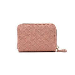 Braided Pattern Card Bag Large Capacity Credit Card Holder