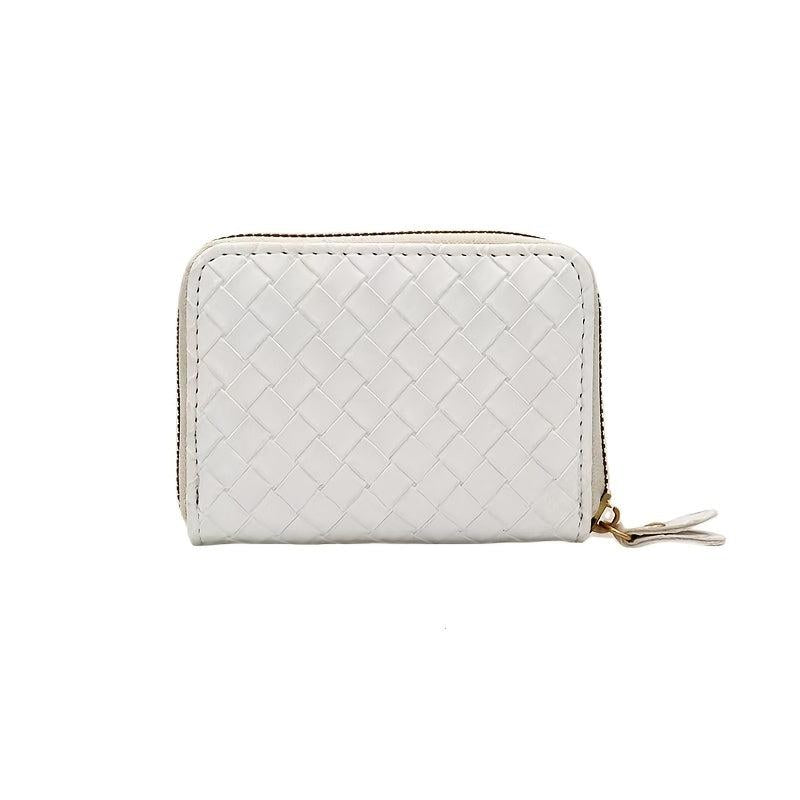 Braided Pattern Card Bag Large Capacity Credit Card Holder