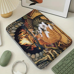 Soft Laptop Sleeve Cover Bag Tablet Leather Case