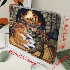 Soft Laptop Sleeve Cover Bag Tablet Leather Case