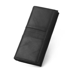 SCHLATUM RFID Blocking Leather Wallet Vintage Style