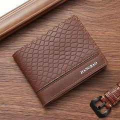 Snakeskin Pattern Wallets Retro PU Leather Card Holder Slim Classic Coin Pocket