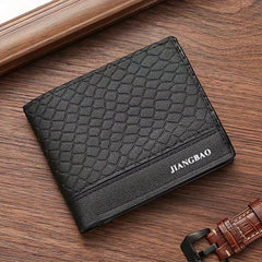 Snakeskin Pattern Wallets Retro PU Leather Card Holder Slim Classic Coin Pocket