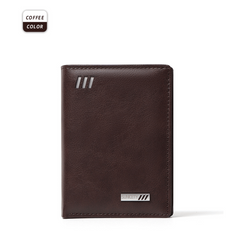 Men's RFID Blocking Leather Short Wallet