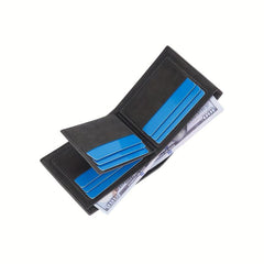Men's Business Short Wallet with Card Slot Coin Purse Slim Money Card Holder