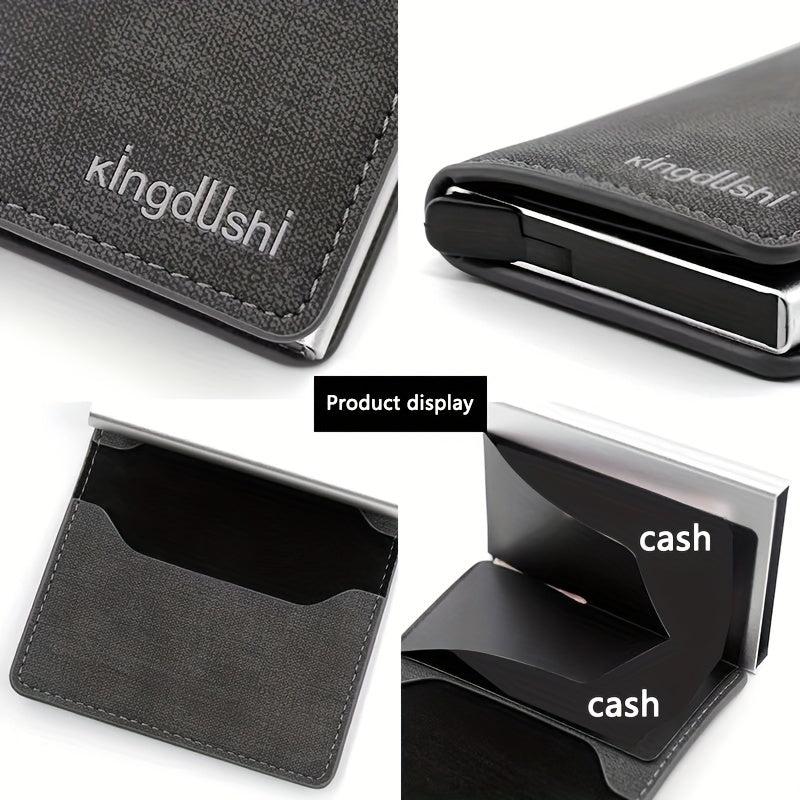 Pop up Card Bag Thin Credit Card Holder Large Capacity Card Bag