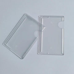 2pcs Transparent Card Holders Stick On Phone Back Card Holder