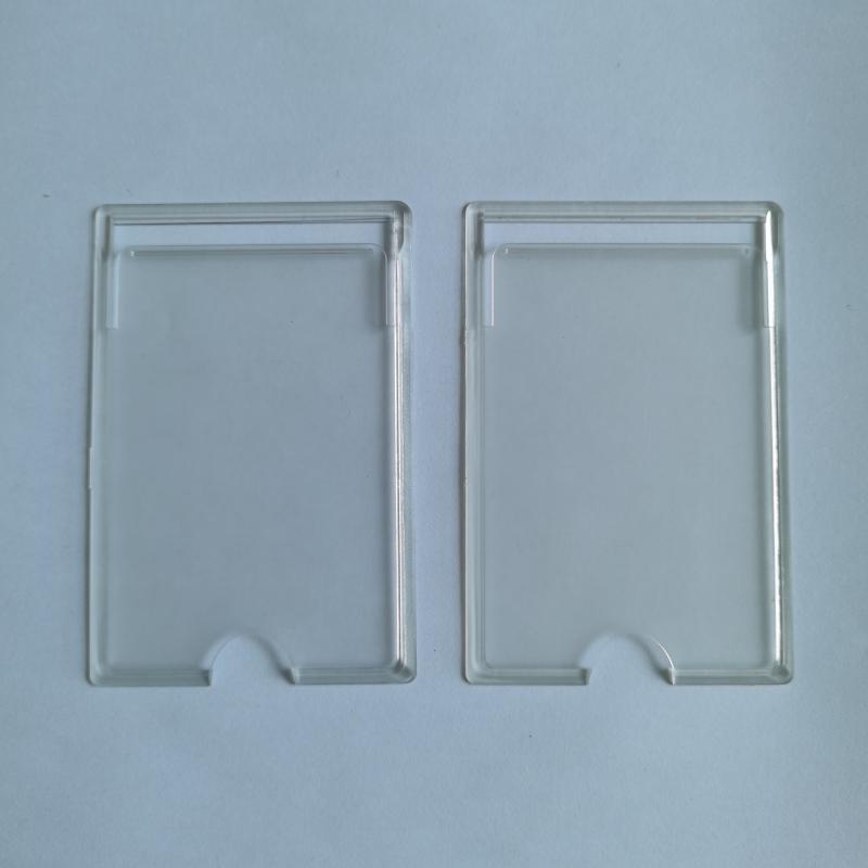 2pcs Transparent Card Holders Stick On Phone Back Card Holder