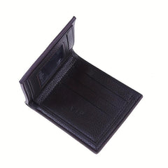Men's Leather Short Wallet Money Clip Card Case Coin Purse