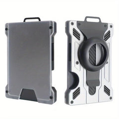 RFID Blocking Aluminum Card Holder Metal Wallet for Credit Card Bank Card