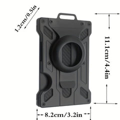 RFID Blocking Aluminum Card Holder Metal Wallet for Credit Card Bank Card