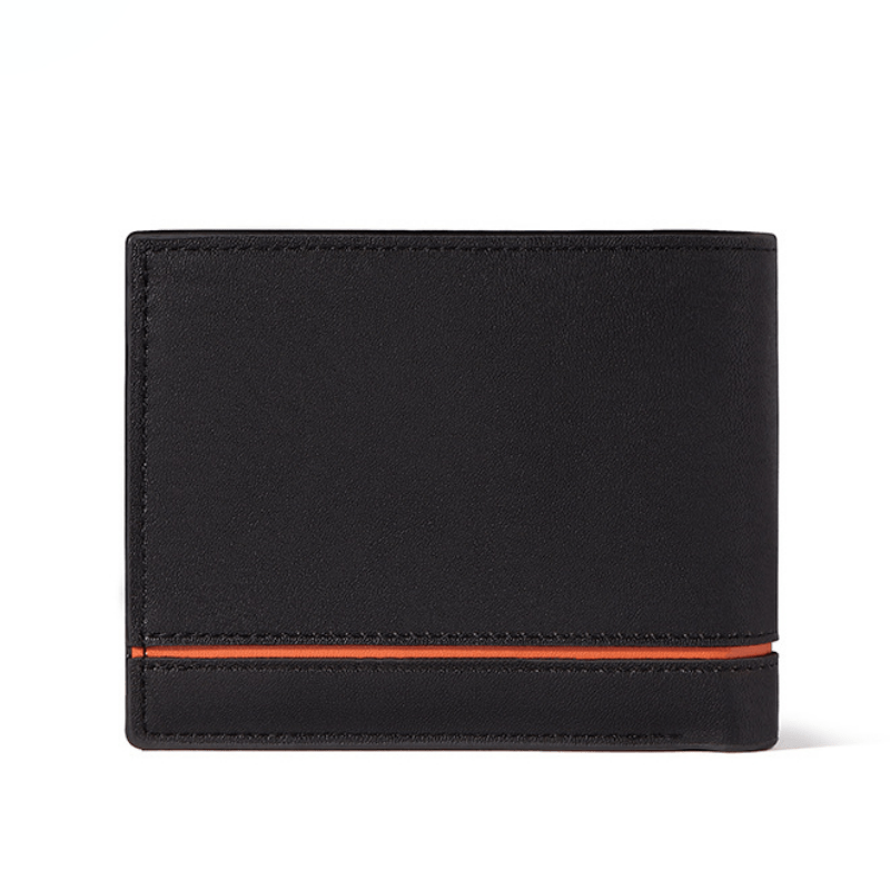 Men's RFID Blocking Zip Short Wallet Money Clip
