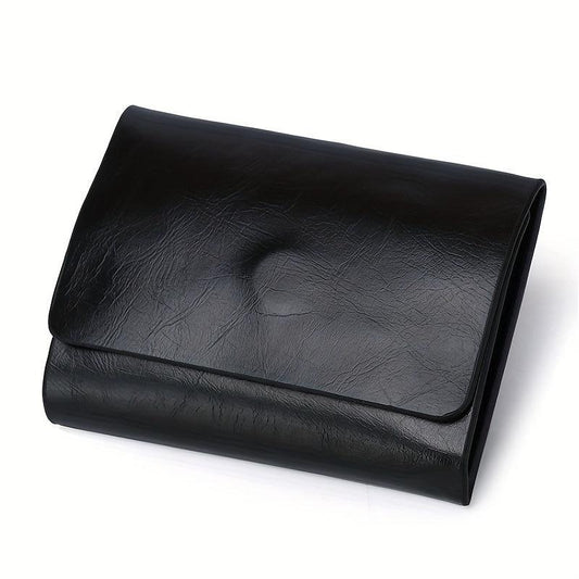 Slim Leather Money Clip Wallet for Men with 2 Card Slots