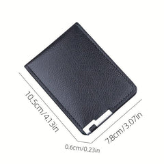 Men's Ultra thin Leather Card Holder Wallet