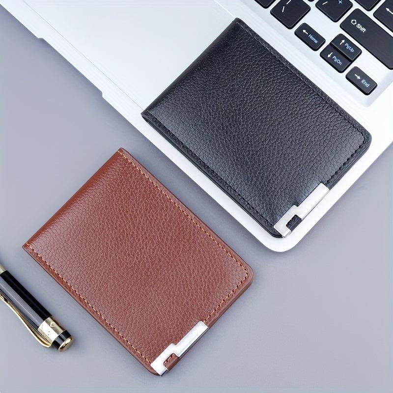 Men's Ultra thin Leather Card Holder Wallet