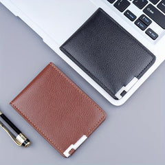 Men's Ultra thin Leather Card Holder Wallet
