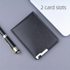 Men's Ultra thin Leather Card Holder Wallet
