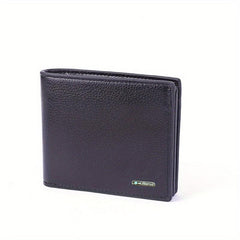 Men's PU Leather Short Wallet With Card Slots