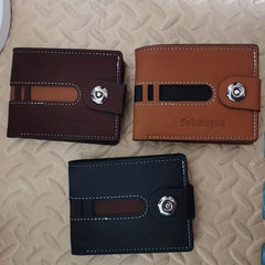 Men's Wallet Multifunctional Money Clip Anti-theft Short Wallet