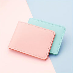 ID Short Wallet 2 Card Slots Ultra thin Mini Credit Card Bag