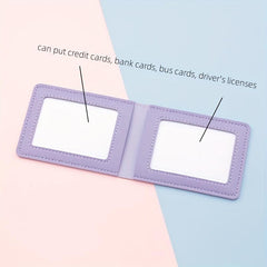 ID Short Wallet 2 Card Slots Ultra thin Mini Credit Card Bag
