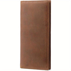 RFID Blocking Men's Leather Wallet Credit Card Holder Long Wallet